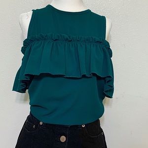 A’gaci green blouse size M